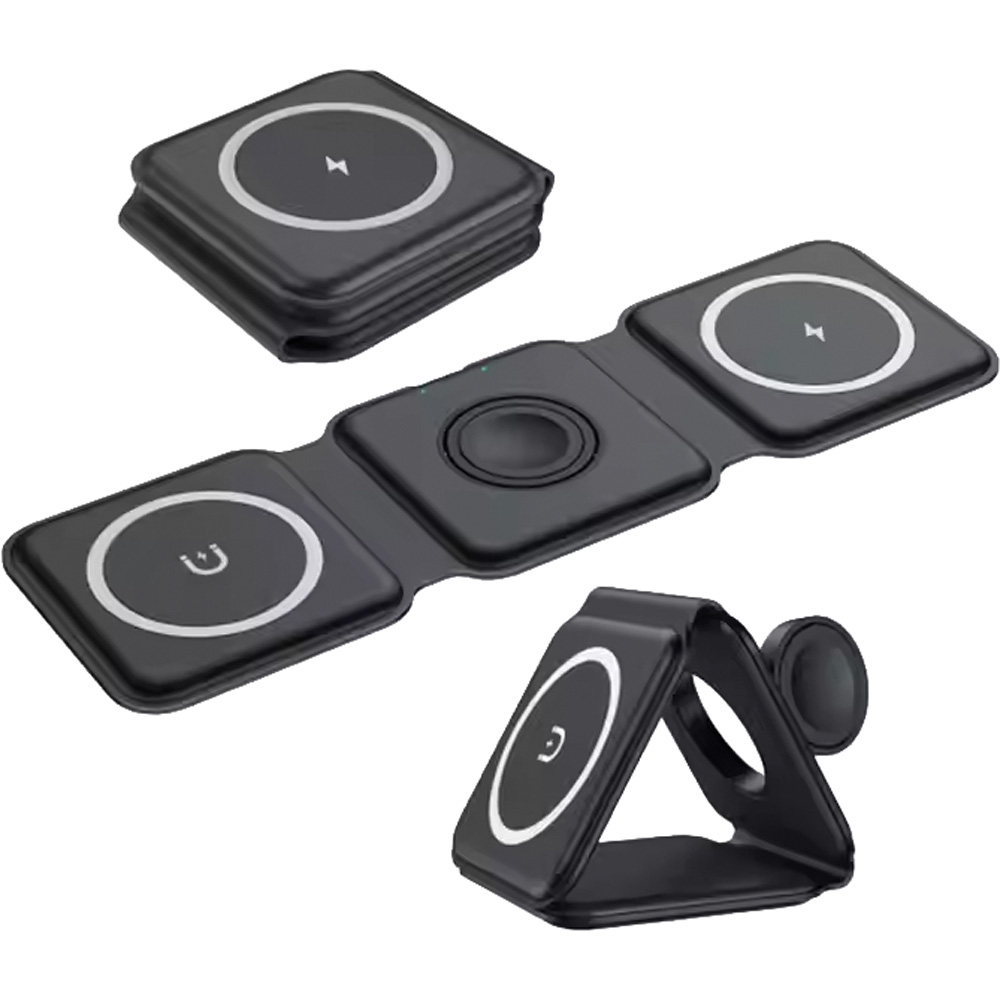 PWB-245-B Wireless 3lü Şarj İstasyonu