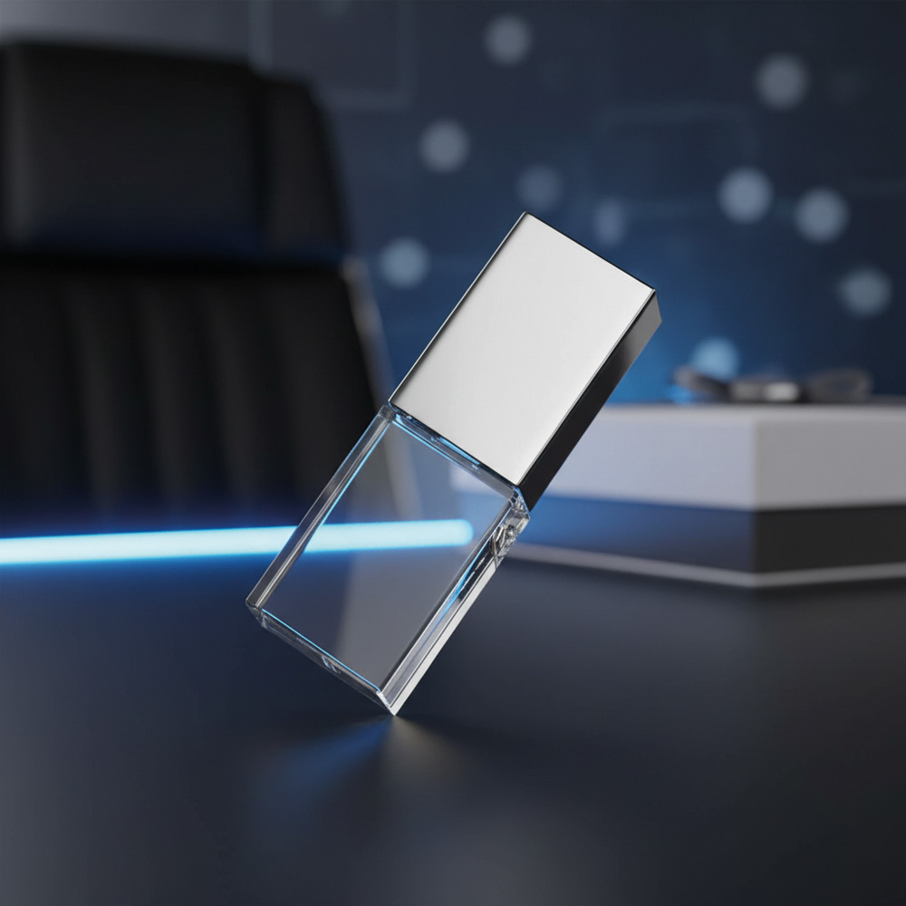 8190-16GB Kristal USB Bellek