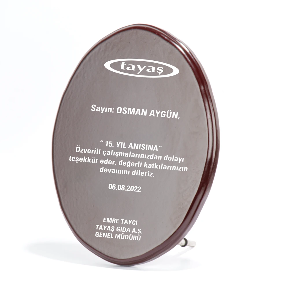 BK-77 Ahşap Plaket