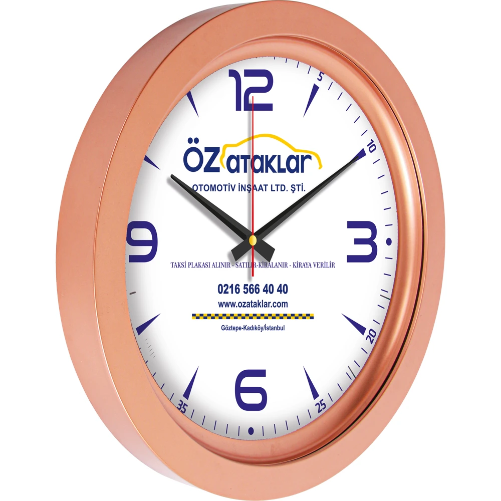 V30-741-B Metalize Duvar Saati